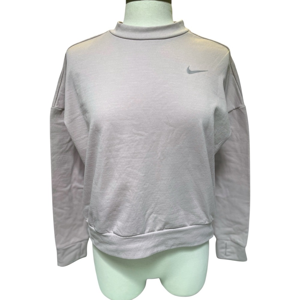 Nike Therma Sphere Element Long Sleeve Purple Running Sweatshirt Sm Athletic